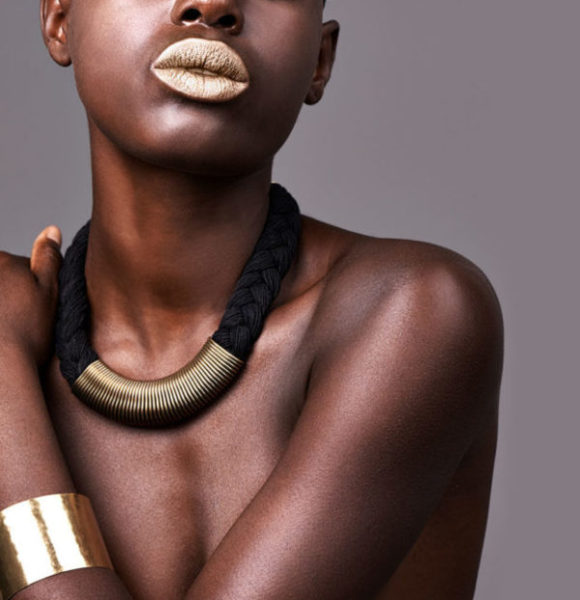 All she needed to wear was her jewellery All she needed to wear was her jewellery